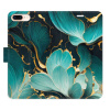 Flip pouzdro iSaprio - Apple iPhone 7 Plus / 8 Plus - Blue Flowers 02 - kapsičky na karty (Knížkový flip kryt, obal, pouzdro iSaprio na mobil Apple iPhone 7 Plus / 8 Plus - Blue Flowers 02 - 360° ochr