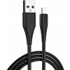 ColorWay kábel USB MicroUSB (PVC) 2.4A 1m, čierny CW-CBUM025-BK