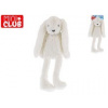 Mini Club zajačik plyšový biely 30cm dlhé nohy 0m+