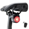 Zadná LED akumulátorová cyklistická lampa USB zvonček klaksón proti krádeži