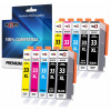 10 x ATRAMENTY PRE EPSON XP530 XP630 XP830 XP900 XP7100