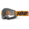 100% ACCURI 2 OTG Goggle Orange - Clear Lens