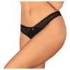 Obsessive Latinesa Crotchless Thong Black