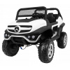 mamido Detské elektrické auto Buggy 4x4 Mercedes-Benz Unimog biele