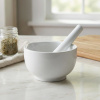 KUCHENPROFI Herbes III biely - kuchynský mlynček na korenie a bylinky z porcelánu s piestom