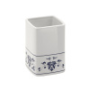 GEDY CIXI pohár na postavenie, porcelán, biela/modrá CX9889