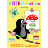 Krtek malířem - omalovánky A4 - Zdeněk Miler