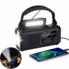PRENOSNÉ SOLÁRNE RÁDIO KORBKA ALARM DYNAMO NÚDZOVÁ BATERKA 10000 mAh