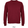 SOL'S | Columbia, Unisex mikina, červená burg., 3XL