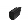 Canyon OnCharge 200, univerzálna nabíjačka do steny, 1x USB-C + 1x USB-A, PD 20W, čierna CNE-CHA200-31
