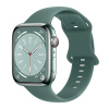 BStrap Smooth Silicone remienok na Apple Watch 42/44/45mm, beedle green SAP014C20
