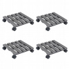 Kvetináč plast sivý VidaXL 1 cm x 1 x 1 cm