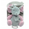 Prívesok na hudobnú skrinku, plyšová hrkálka Sloník R
