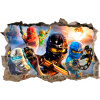 NÁLEPKY NA STENU LEGO NINJAGO Diera 80 100x65cm