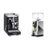 La Pavoni Mini Cellini, black + Eureka Mignon Specialita, CR chrome