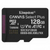 Pamäťová karta Kingston Canvas Select Plus MicroSDXC 128GB UHS-I U1 (R150/W30) (SDCS3/128GBSP) čierna