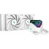 DEEPCOOL vodní chladič LT520 / 2x120 mm fan / ARGB / Intel i AMD bílý R-LT520-WHAMNF-G-1