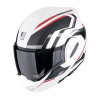 Prilba Scorpion EXO-TECH Evo FURIO Matt White Black Red Veľkosť: XXL (63-64 cm)