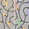 EMOS Lighting D4AH01 LED vianočná reťaz 2v1 10 m vonkajšia aj vnútorná teplá biela multicolor programy
