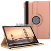 Koženkový obal Huawei MediaPad M5 10.8 – Rotate – zlato-ružová
