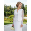 Svadobné bolerko s dlhým rukávom - biele: BF-197 Rozmer: 5XL