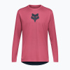 Pánske cyklistické tričko longsleeve Fox Racing Ranger Fox Head berry