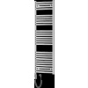 Mexen Helios, elektrické vykurovacie teleso 1500x500 mm + vykurovacia tyč 600 W, chrómová, W103-1500-500-2600-01