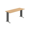 OFFICE PRO s.r.o. HOBIS kancelársky stôl pracovný rovný - FE 1600, dub