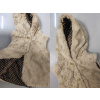 Detská bunda - Coat bunda tu r. 98 (Tu je plyšový kabát bez rukávov 98-104 cm)