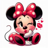 CUKROVÁ TLAČ jedlý obrázok na tortu Cukrová hmota Potlač Minnie Mouse Miki 9