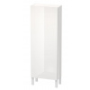 Duravit L-Cube - Skrinka vysoká 132x50x24 cm, pravá, lesklá biela LC1169R2222