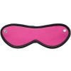 ROUGE Leather Blindfold Eye Mask Pink