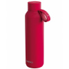 Quokka Solid, Nerezová fľaša / termoska s pútkom Cherry Red , 630ml, 40175