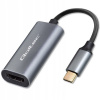 Qoltec Hliníkový adaptér USB-C na HDMI 4K adaptér | 60Hz | 32AWG