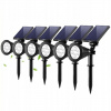 Solárne svietidlá - 6x Solárny svetlomet LED 200LM (Solárne svietidlá - 6x Solárny svetlomet LED 200LM)