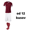Futbalová sada Joma Toletum II pre mužstvo, od 12 kusov, bordová / biela počet ks v sade: 12 hráčskych setov