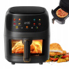 BEZTUKOVÁ FRITÉZA NA HORÚCI VZDUCH AIR FRYER 1800W 8L S LCD OBRAZOVKAMI