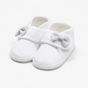 Dojčenské capačky s mašličkou New Baby biela 12-18 m - 12-18 m