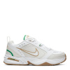 Nike Air Monarch IV Training Shoes Mens Wht/Gold/Green 11 (46)