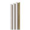 Stenové lamely SLIM 3 BIELY/DUB (49,31 EUR/m² s DPH)