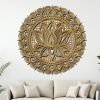 dřevo života Drevená 4-vrstvová mandala NÁDEJ A SILA Rozměry (cm): 40, Barevná kombinace: dub zlatý