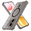 Techsuit - Shockproof Clear Silicone MagSafe - Google Pixel 9 Pro - Smoke Black KF2351292