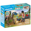 Playmobil Playmobil Kone z vodopádu 71357 Kováč Ben a kôň Achilles