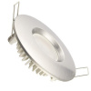 NEDES LDL253/S Zapustené podhľadové LED svietidlo 7W, 4000K, 510lm, IP44, biela/antikor