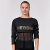 Nebbia Intense Mesh tričko 805 čierne XS