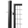 Brána Strend Pro METALTEC DUO, 3580/1950/100x50 mm, antracit, dvojkrídlová, záhradná, ZN+PVC, RAL7016