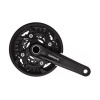 Stred SHIMANO MT500 175mm 40/30/22z. 10-k. dvojdielny čierny bez krytu