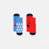 Happy Socks Detské protišmykové ponožky Happy Socks, vzor Bunny - 2 páry