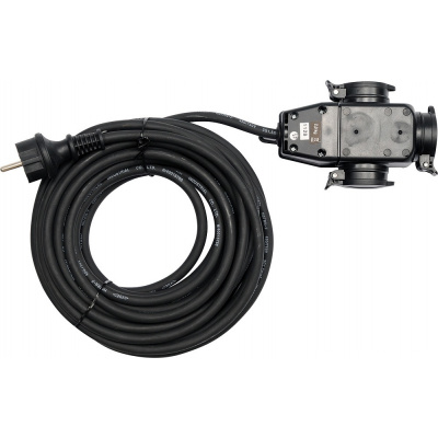 Prodlužovací kabel s gumovou izolací 20m -3zásuvky Yato YT-81162 + Dárek, servis bez starostí v hodnotě 300Kč