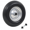 vidaXL Koleso na fúrik s nápravou tvrdé PU 4.00-8 390 mm - 13255-154942
